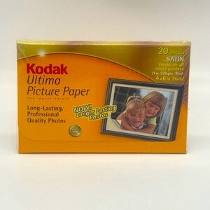 Kodak Ultima Picture Paper  4x6 in. Satin Finish
